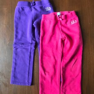 2 pairs of baby gap sweat pants